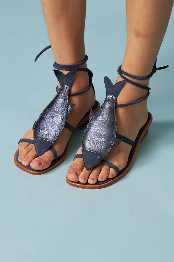 SANDALIA POISSON AZUL
