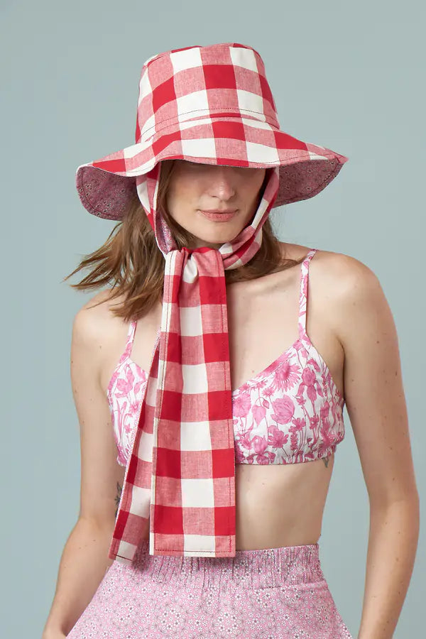 CHAPEU VERAO VERMELHO