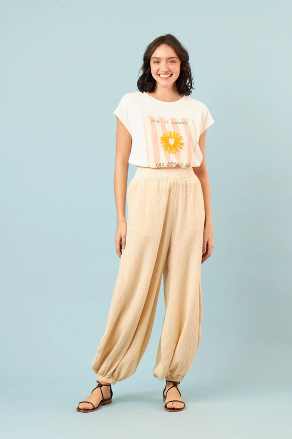 BLUSA MAR ESTAMPADA