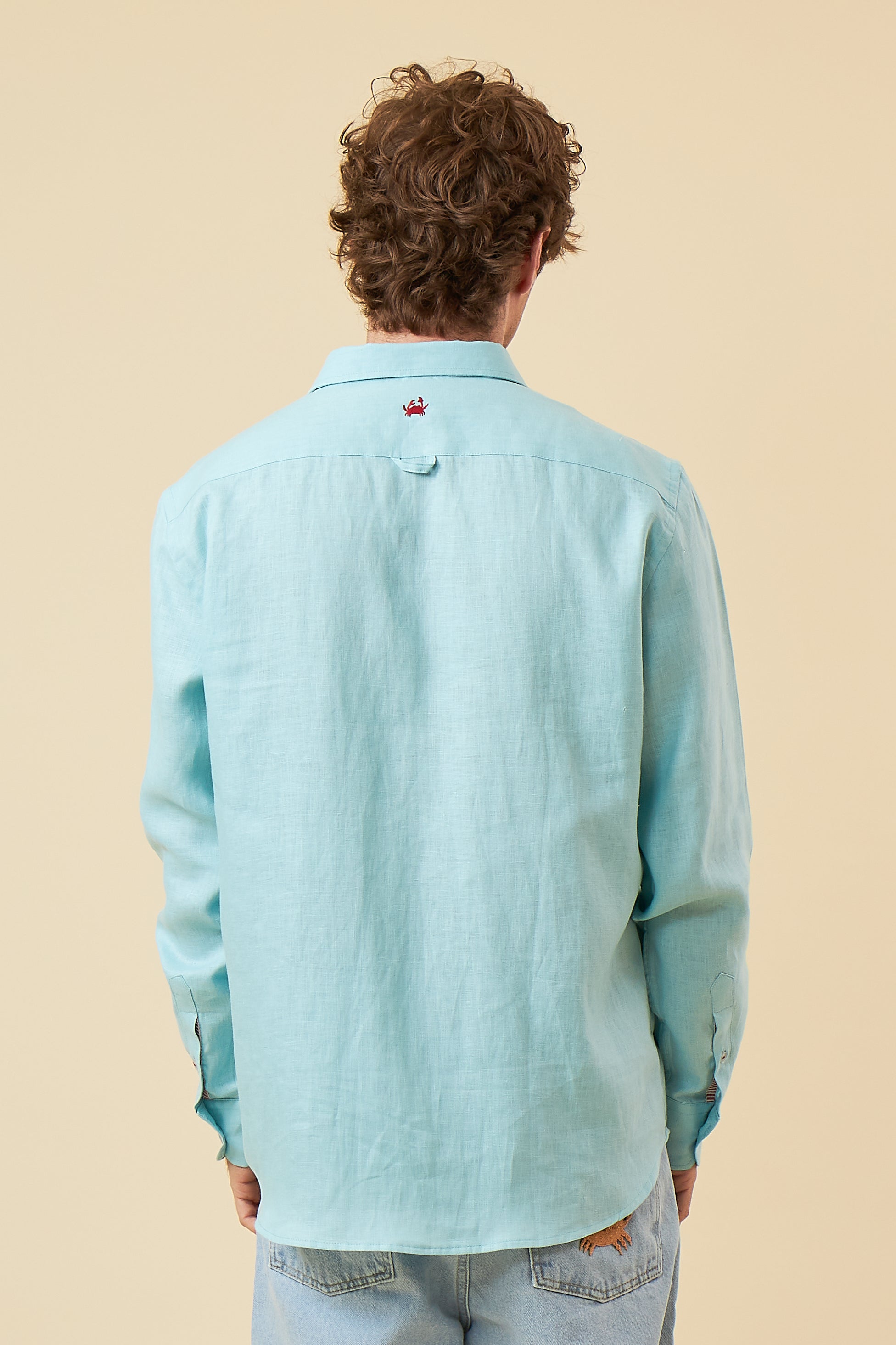 CAMISA AUGUSTO AZUL CLARO