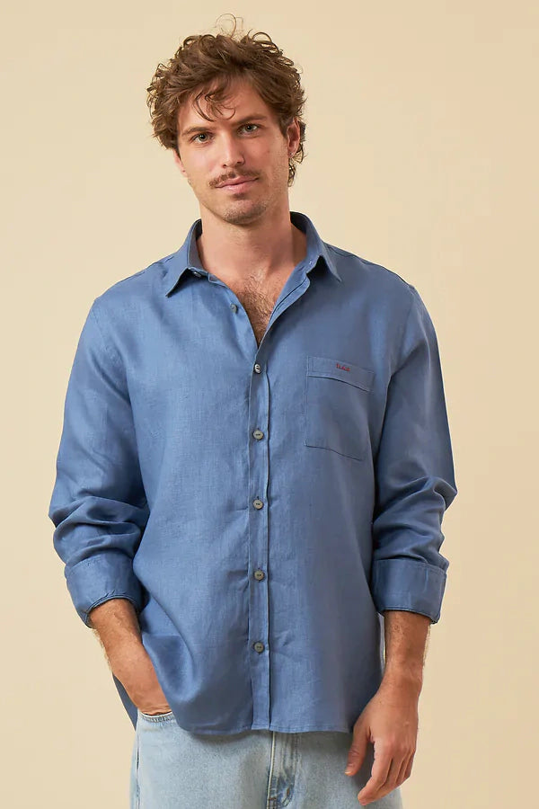 CAMISA AUGUSTO AZUL