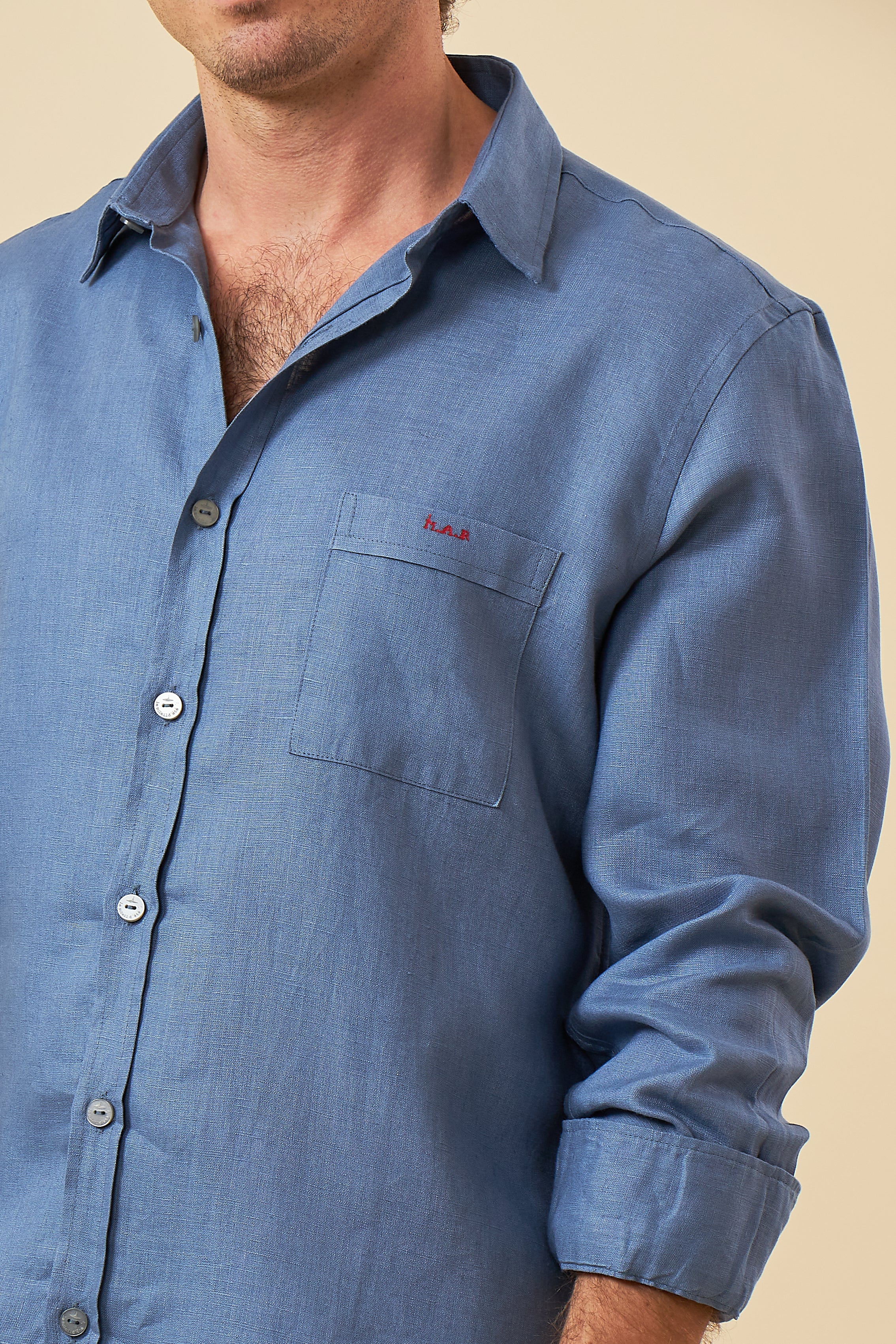 CAMISA AUGUSTO AZUL