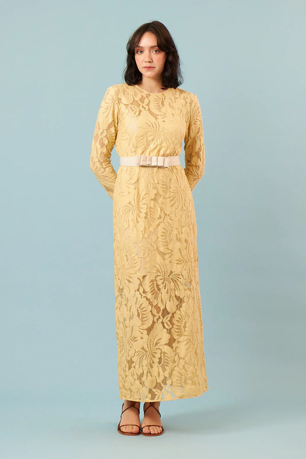 VESTIDO NINETTA BEGE