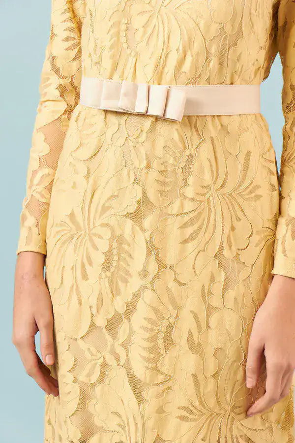 VESTIDO NINETTA BEGE