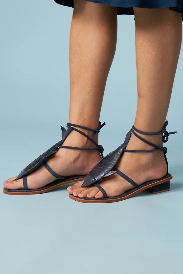 SANDALIA POISSON AZUL