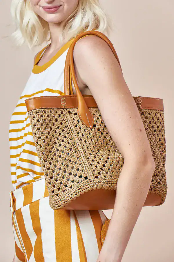 bolsa entrelaço