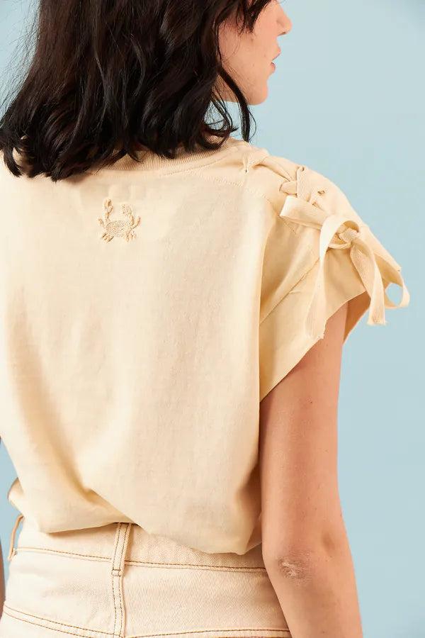 BLUSA SUZANA BEGE