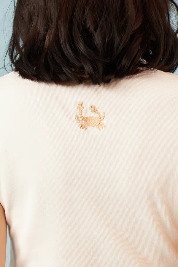 BLUSA FLOR OFF WHITE