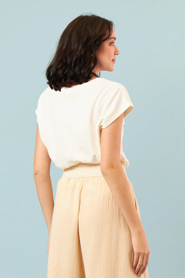 BLUSA MAR ESTAMPADA