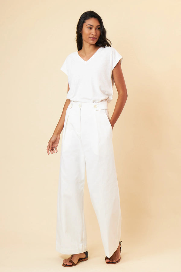 CALÇA SOLENE OFF WHITE