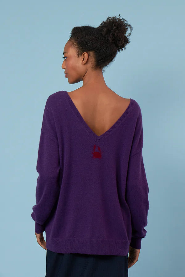 PULL FOSCA ROXO