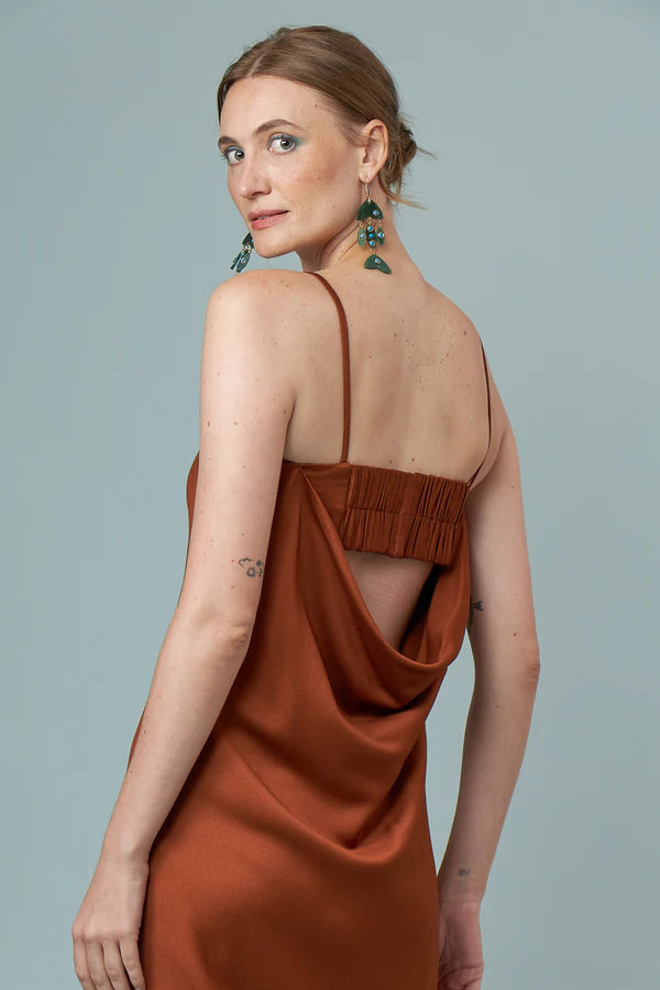VESTIDO ICARAI MARROM