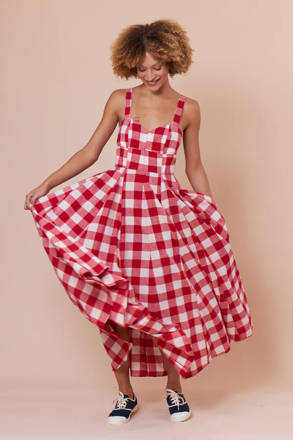 VESTIDO LIRA XADREZ